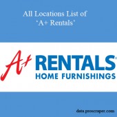 A+ Rentals Store Location