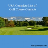 USA Complete List of Golf Course Contacts